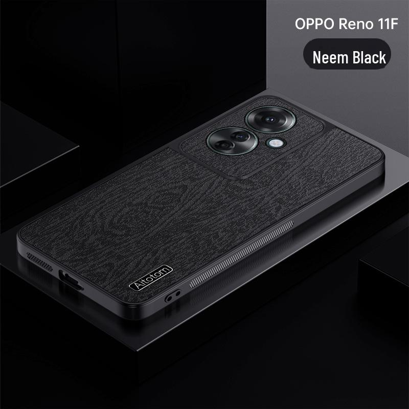 New Reno11F Mobile Phone Case: Simple Foreign Bark Pattern, Anti-Fall Design for Reno11 5 and Reno10p.