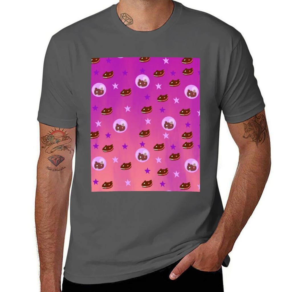 Cookie Cat T-Shirt Leichtes Druck-T-Shirt