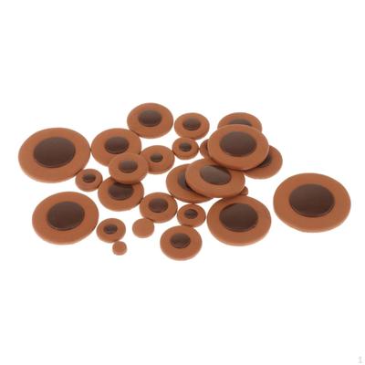 Durable Saxophone Pads - Portable PU Leather Replacement Parts for Saxophones