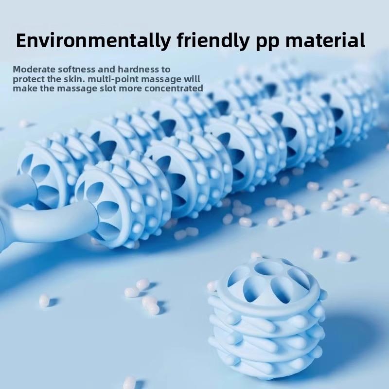 Double Row Yoga Children's Sensory Training Calf Muscle Relaxation Roller Shaft Leg Massager