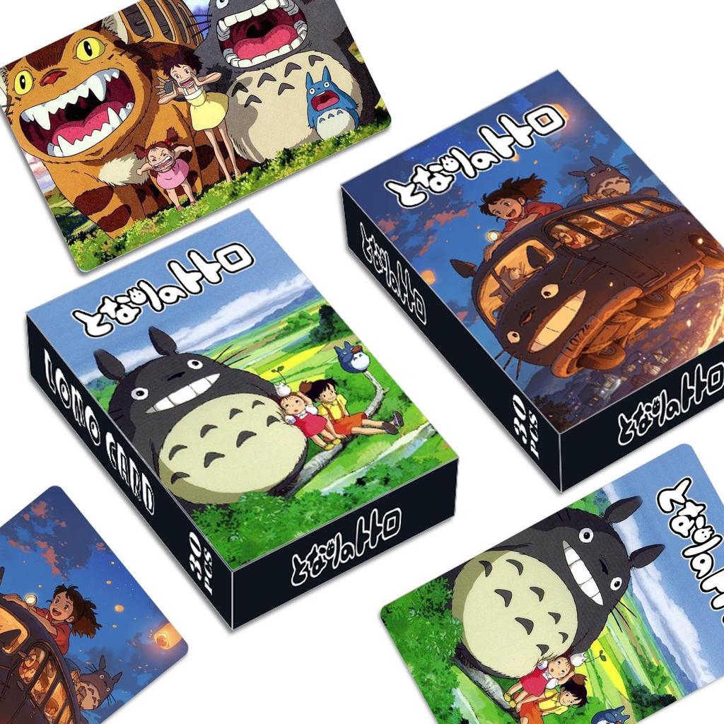 Studio Ghibli My Neighbor Totoro 30 Double-Sided Mini LOMO Cards - Movie Stills Collection Postcards