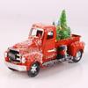 Truck Car Model Christmas Tree Ornaments Vintage Handcrafted Car Crafts With Lights For Christmas Decoration