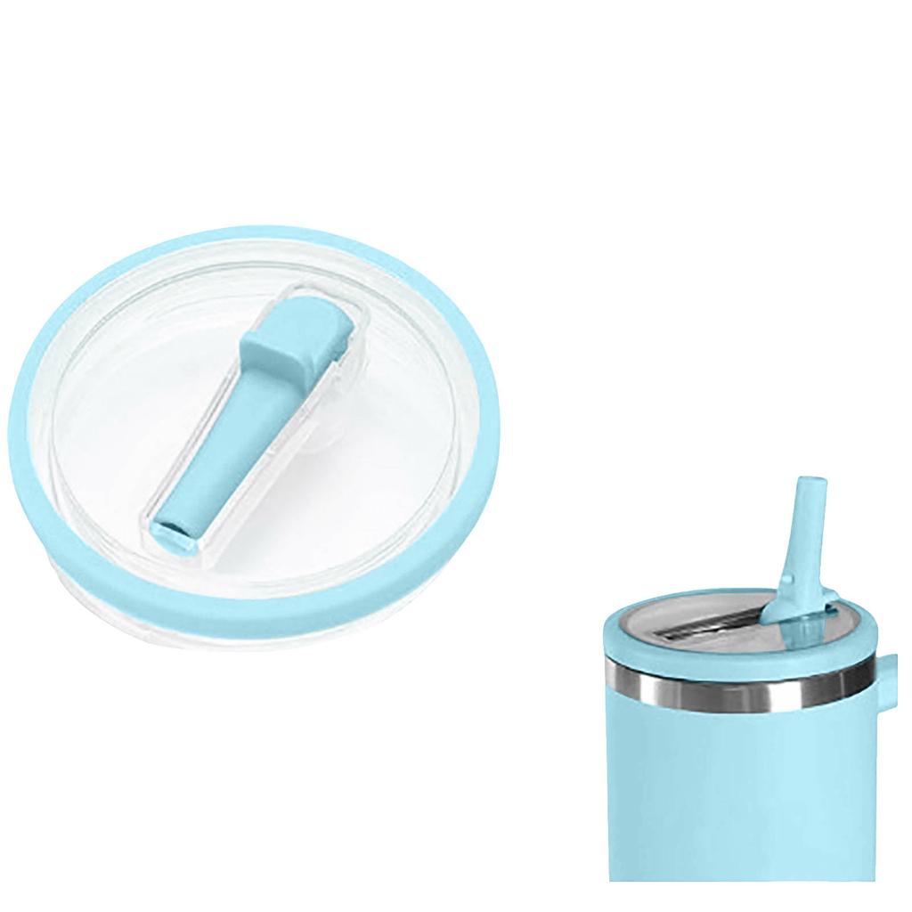 Tumbler Straw Cover Flip Replacement Fit For Stanley Quencher Spill Proof Splash Resistant Tumbler Lids Reusable Straw Lid