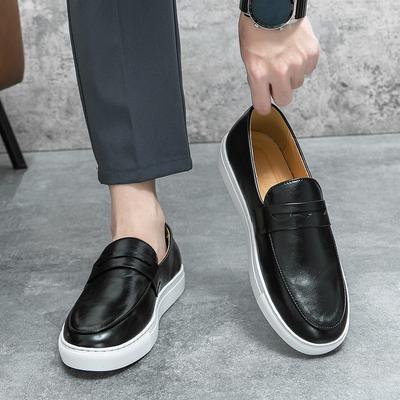 Fashion Men's Casual Shoes Fashion Loafers Moccasins Slip On Man Flats Comfortable Male Genuine Leather Shoes Chaussure Homme Cuir