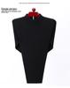 Men's Autumn Winter Round Neck Semi-High Neck Sweater - Middle-Aged & Young Knitted Base Layer Shirt