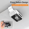 Magnetic Car Visor Sunglasses Holder Clip Eyeglasses Hanger For Nissan X-trail Qashqai X J10 J11 Trail Tiida Sentra Juke Patrol Fsvr4
