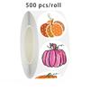 Halloween Pumpkin Stickers: Cool Cartoon DIY Decorative Seals for Journals