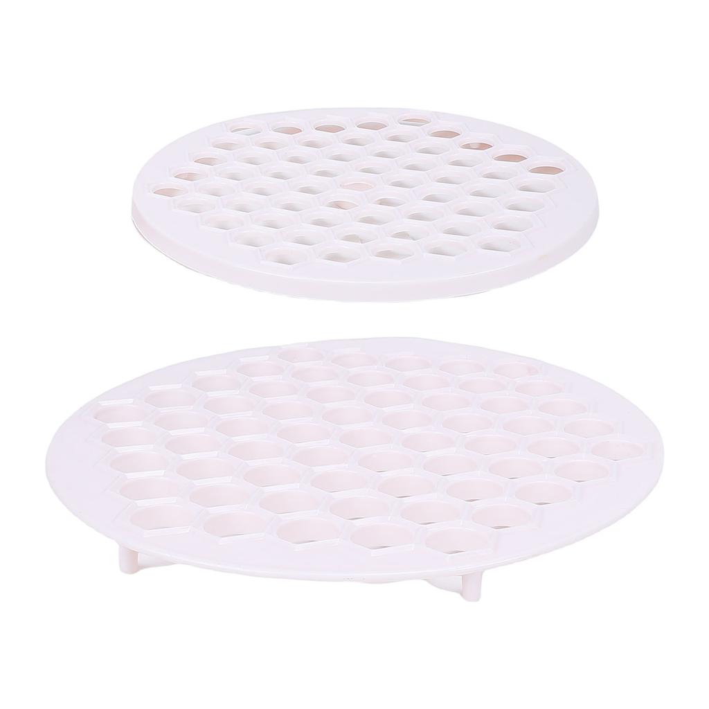 61 Holes Russian Ravioli Mold Reusable Pelmeni Dumpling Maker Cutter for Kitchen Gadgets