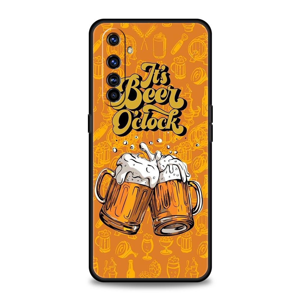 

Soft TPU For Realme 11 10 9 Pro Plus GT2 GT3 GT5 C21 C25 C35 C53 C55 C67 Pro 5G Shockproof Phone Case New Fun Beer Pattern Capas Realme 13