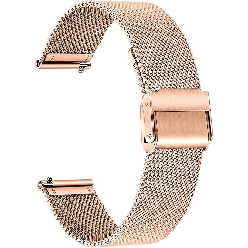 20/22mm Universal Milanese Watchband Quick Release Watch Band Mesh Stainless Steel Strap Wrist Belt Bracelet Silver