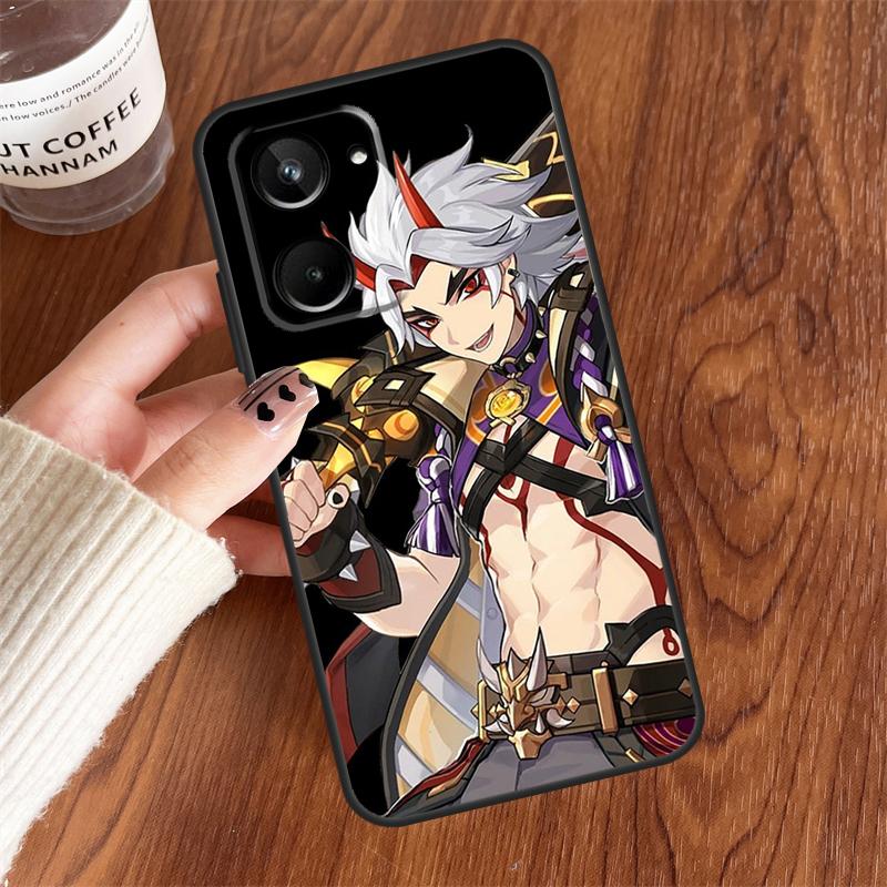 Genshin Impact Arataki Itto For Realme 15 Pro GT7 GT6 10 11 12 13 14 Pro Plus C75 C71 C65 C63 C61 C53 C67 C35 C55 Case
