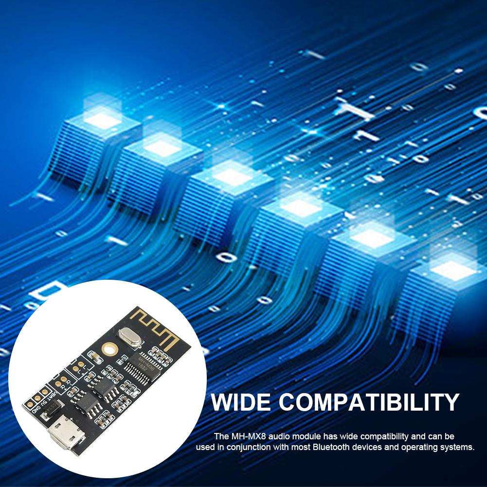 MH-MX8 MP3 Decoder Board M18 M28 M38 Bluetooth-Compatible 4.2 MP3 Wireless Audio Receiver Module DIY Refit Speaker