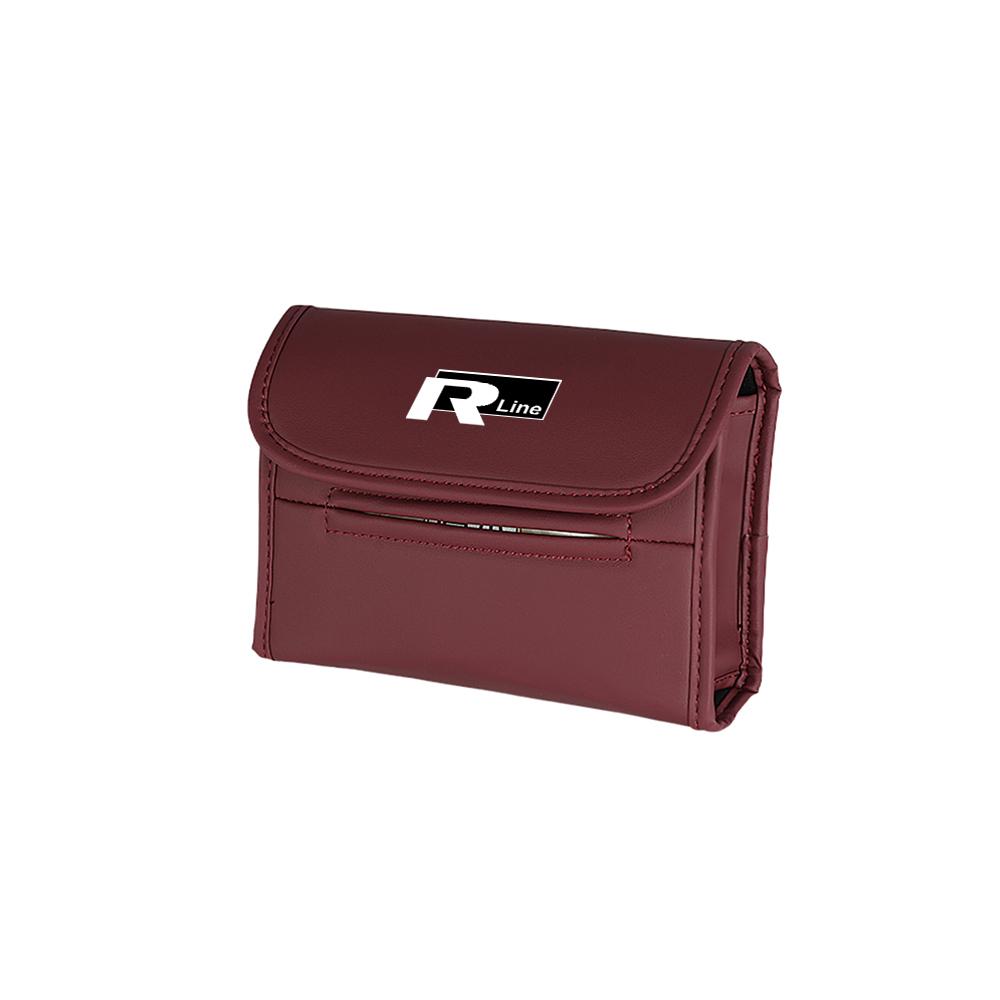 For VOLKSWAGEN VW New For VW Volkswagen Jetta Golf Beetle CC GTI Polo Passat PU Leather Car Tissue Box Paper Towel Bag Hanging S