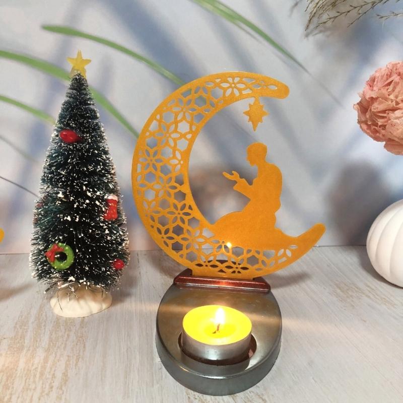 Silicone DIY Moulds Candle Holder Mold Ramada Theme Candlestick Molds Silicone Mould Suitable for Making Candle Holder