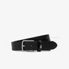 Lacoste Silver Croc Leather Belt  000 Black Js