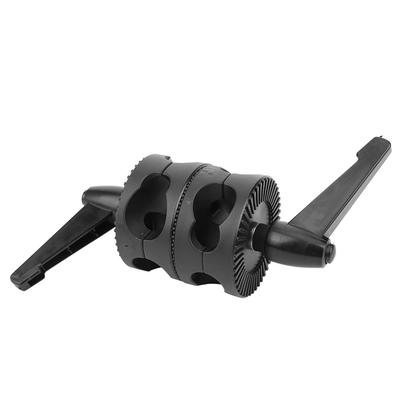 Photography Light Reflector Support Dual Wheel Turntable Mounting Adapter Grip Heads for Light