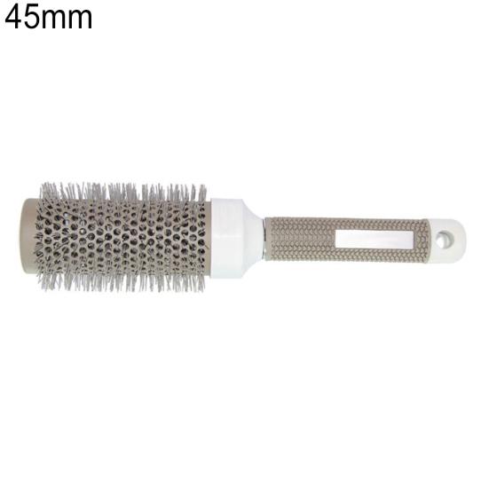 

Круглый роликовый инструмент для укладки волос, волшебная расческа, щетка для салона, женский бочонок для завивки волос 45mm