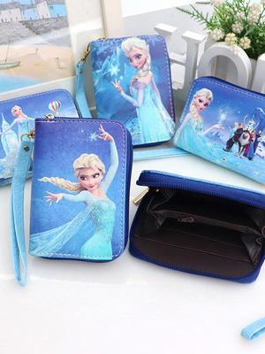 Trendy Japanese & Korean Cartoon Princess Coin Purse for Girls