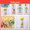 Peluche Supereroe Bryson And Ham Giocattolo di Peluche con Opzioni di Colore Marrone e Blu