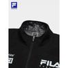 FILA Unisex Cycling Slim Fit Stand Collar Knitted Jacket