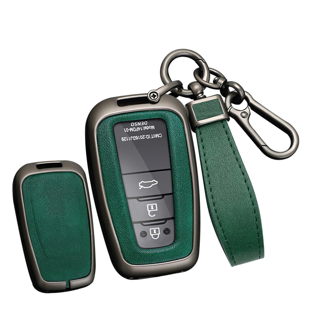 

[TECART] Чехол для ключа Toyota, Защитный чехол для ключа, Брелок для ключей, Совместим с Toyota Corolla Cross, зелёный
