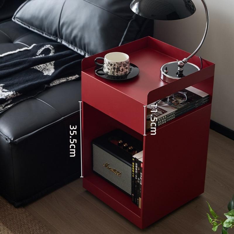 Removable Coffe Table Corner Minimalist Tea Tables on Wheel Morden Storage Beside Table Living Room Bedroom Bedside Cabinet