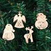 Digital Small Wooden Card Carvings Pendant Suitable for Decorating Living Room