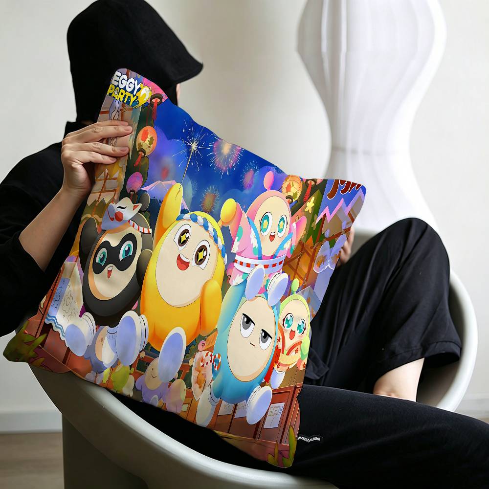 Game Egg Party Cushion Cover Decorative Pillow Sofa Home Decor Case Pillow Cases
