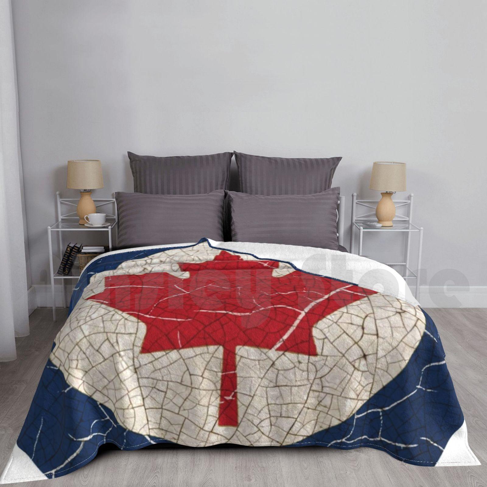 Canadian Airforce Blanket Fashion Custom 3117 Canadian Airforce Lockheed Pilot Boeing Fighter Vintage Canada Size: 75*100cm, Weight: 230 GSM