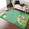 Line Puppy Cute Floor Mat Cozy Flannel Soft Thick Non-Slip Mat For Living Room Bedroom Kitchen Decor Rugs