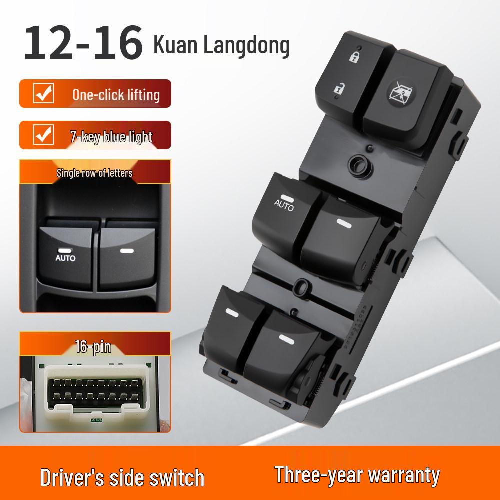 Hyundai Langdong Window Lifter Switch & Button Assembly - Complete Set
