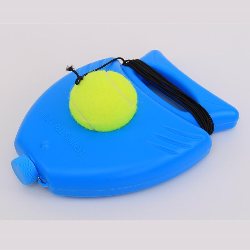 Solo Tennis Trainer with Rebound Base for Ball Practice