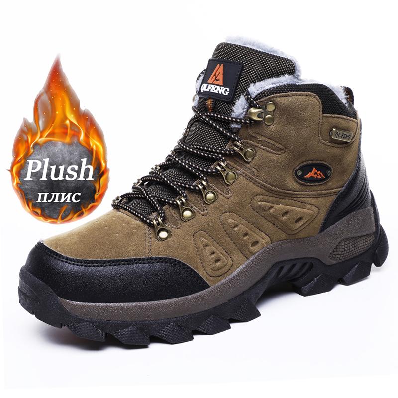 

Плюс Оригинальные Кроссовки Для Мужчин На Открытом Воздухе Кроссовки Для Альпинизма Мужские Высококачественные Зимние Шнуровки Нескользящие Модные Ботинки Для Сноуборда 36