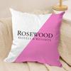 Classic RRosewood Brand HHotel Cushion Cover Short plush Doublesided Print Square Throw Pillow Covers Sofa Home Cushion Decor