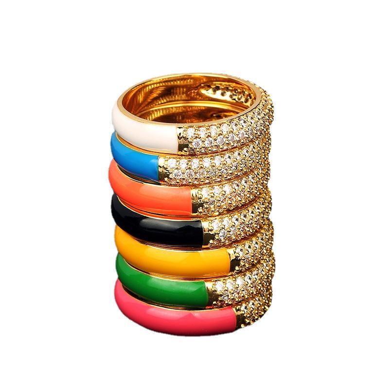 

Изысканное женское ювелирное кольцо, эмалированное винтажное кольцо с хвостом, женские свадебные подарки на помолвку