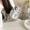 Applicable to iPhone17PRO mobile phone case ins wind cat ears magnetic charging Apple 16/15 hard case acrylic E