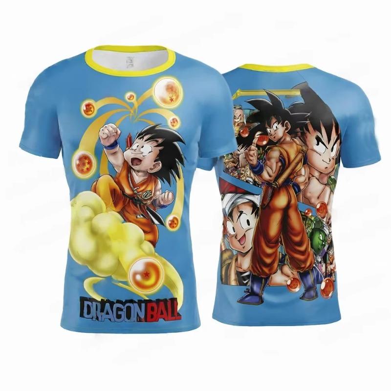 2026 Dragon Ball Goku Anime Graphic T-shirt Sports  Men's T-Shirt Children's
