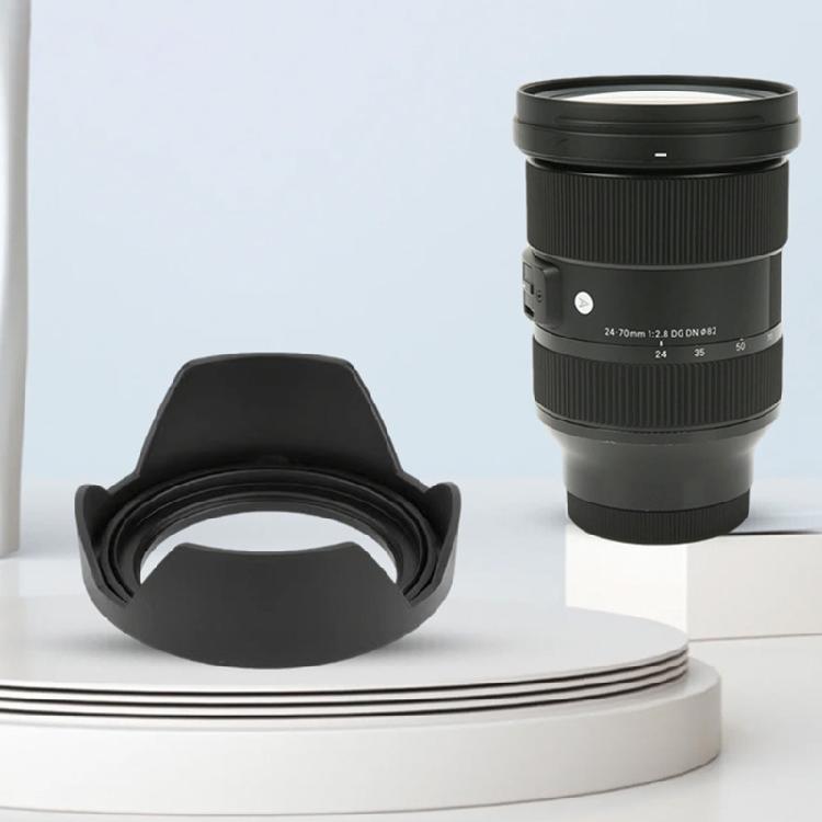 Improved Protections Lens Hood Suitable For 24-70Mm F/2.8 Art And EX HSM Lens Optimized For Wide Angles Use
