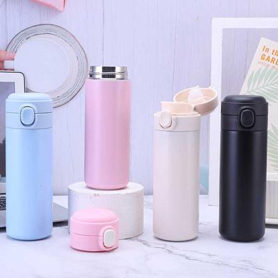 Steel Insulation Bouncing Mug Leak Proof Vacuum Tumbler Water Bottle Thermal Cup Thermos Mug