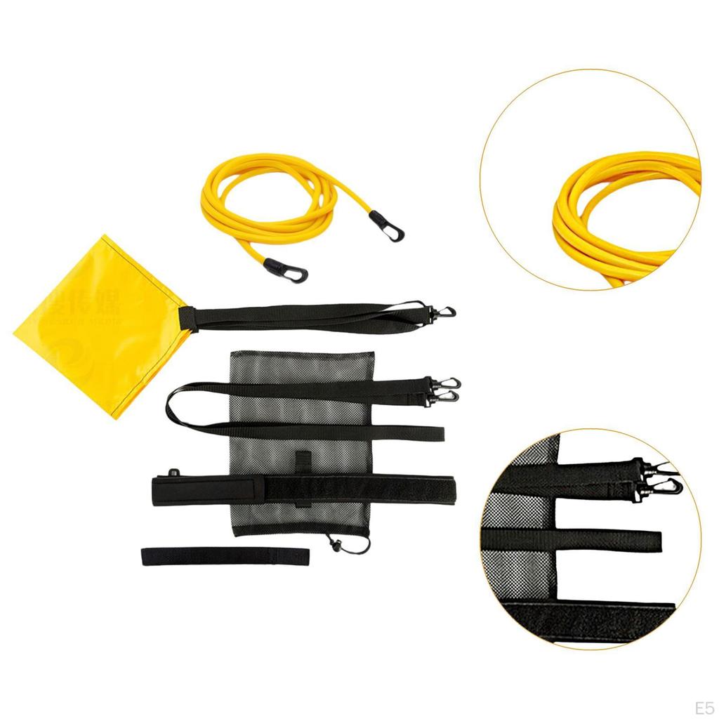 Kit Featuring Resistance Belt And Swim Parachute