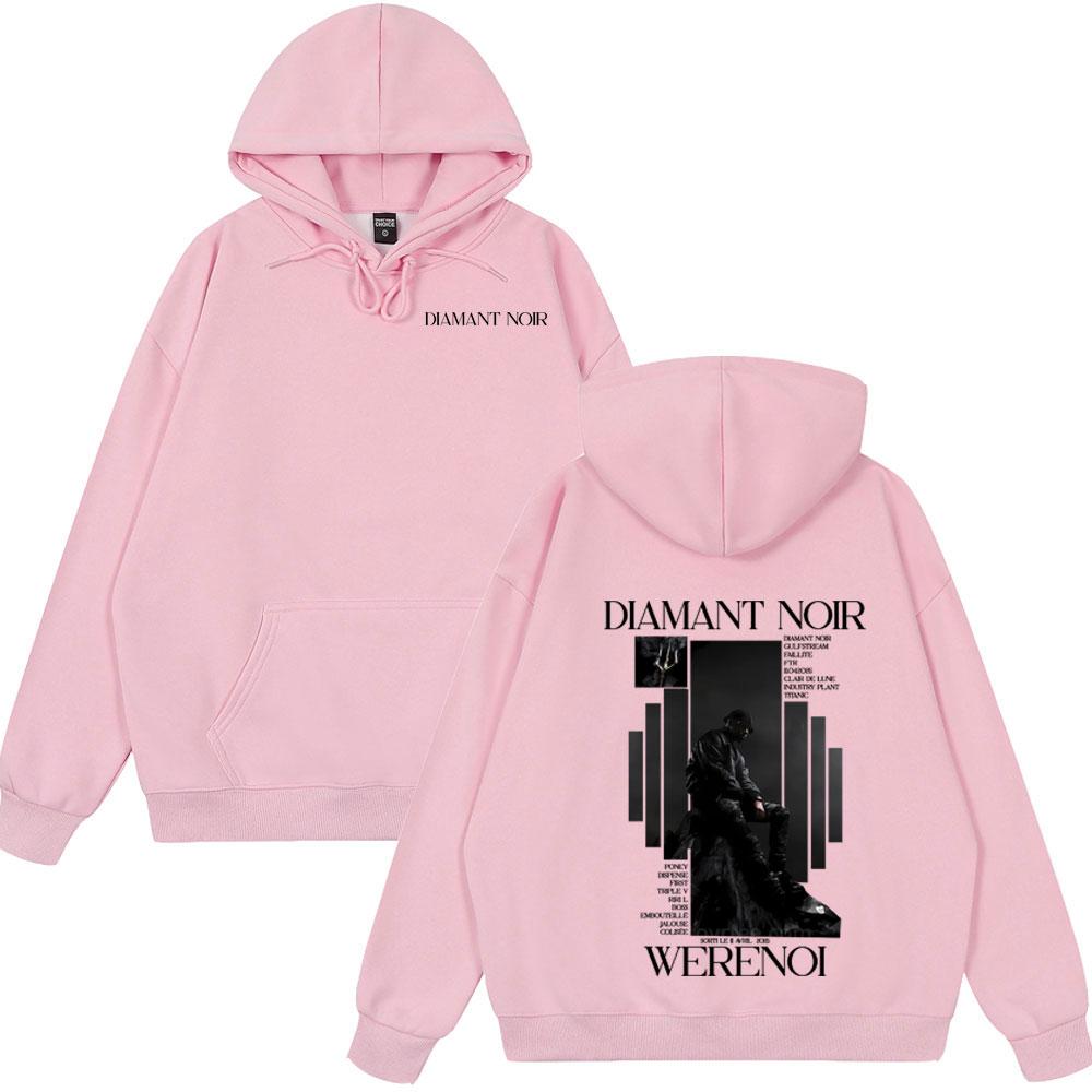 

Hot Sale Hoody Rapper WeRenoi Diamant Noir Album Wear Men Women Hip Hop Fashion Clothing Male Cotton Clothes Vintage Streetwears M