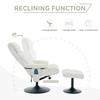 Modern Style Gray Microfiber Fabric Recliner Lounge Chair with Big Tall Metal Frame Massage Function for Home Office Bedroom