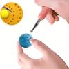Uncharged Plastic Embossing Stylus Set - Ball Tip Clay Modeling Tools for Pottery, Drawing & Crafts - Pattern Tracing and Dotting Accessories