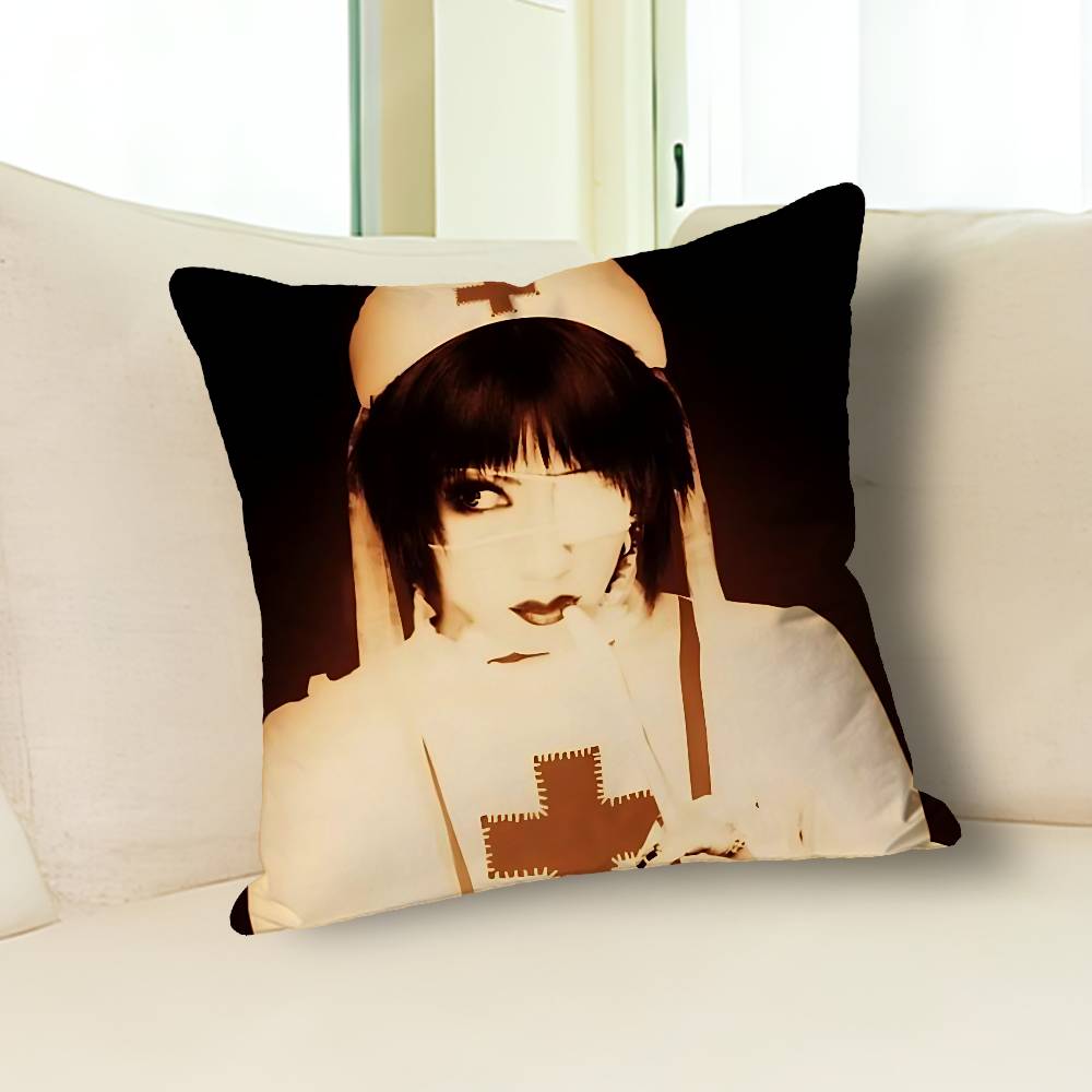 M-Mana Gothic M-Malice Mizer Various Sizes Square Pillow Case For Car Home Bedchamber Decor Custom Valentine gift