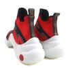 Great LOUIS VUITTON Sneakers Arclight Line Socks Red Black Yellow Nylon Mens 42 Used