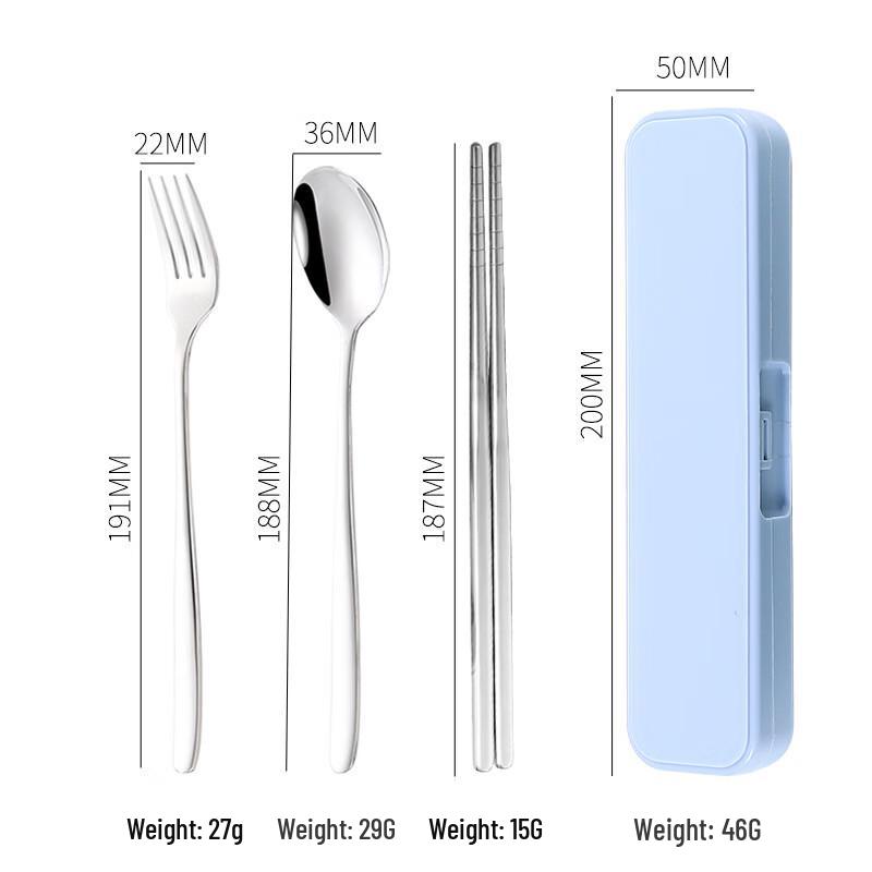 Abay Portable 304 Stainless Steel Cutlery Set