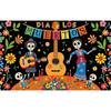 Mexican Day Of The Dead Decoration Backdrop Hanging Flag Banner Mexico Theme Halloween Colorful Skull Decors New In Party Banner