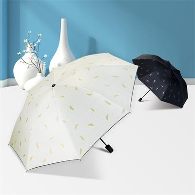 8-Rib UV Protection Manual Umbrella, Portable Sun & Rain Shield with UV Guard Technology, Compact Foldable Design  for Travel,