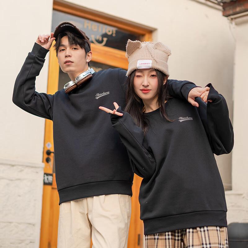 Skechers Unisex Winter Plush Crewneck Sweatshirt