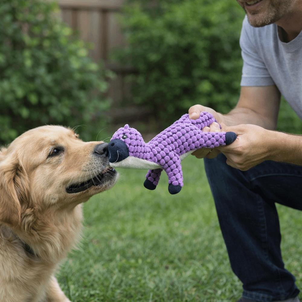 Dinosaur Shape Dog Chew Toys Bite-Resistant Puppy Molar Toy Dog Interactive Toys  for Cat Puppy